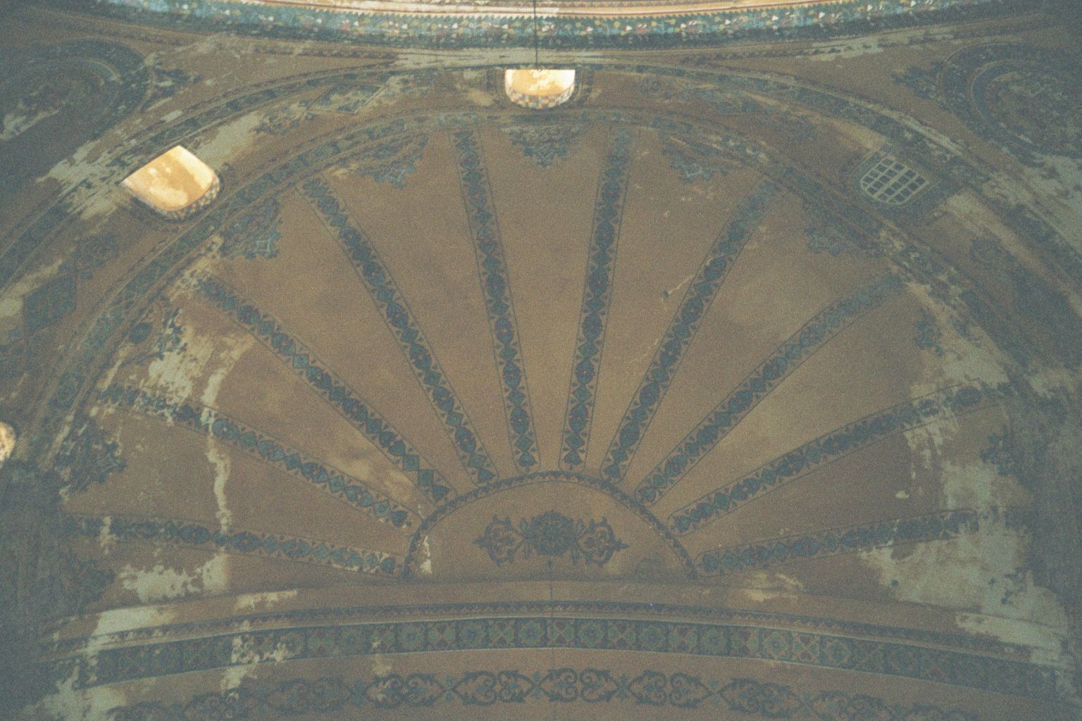 The shell of one of the adjoining half-domes.