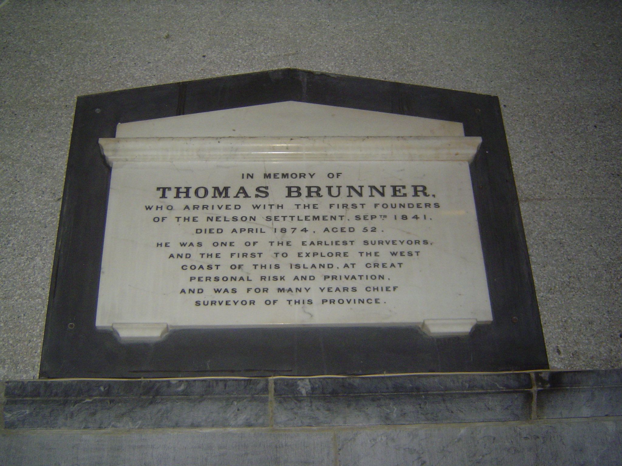 There are some interesting memorials in the church, however. The name Brunner hints at Swiss ancestry, though this Brunner was born in Oxfor
