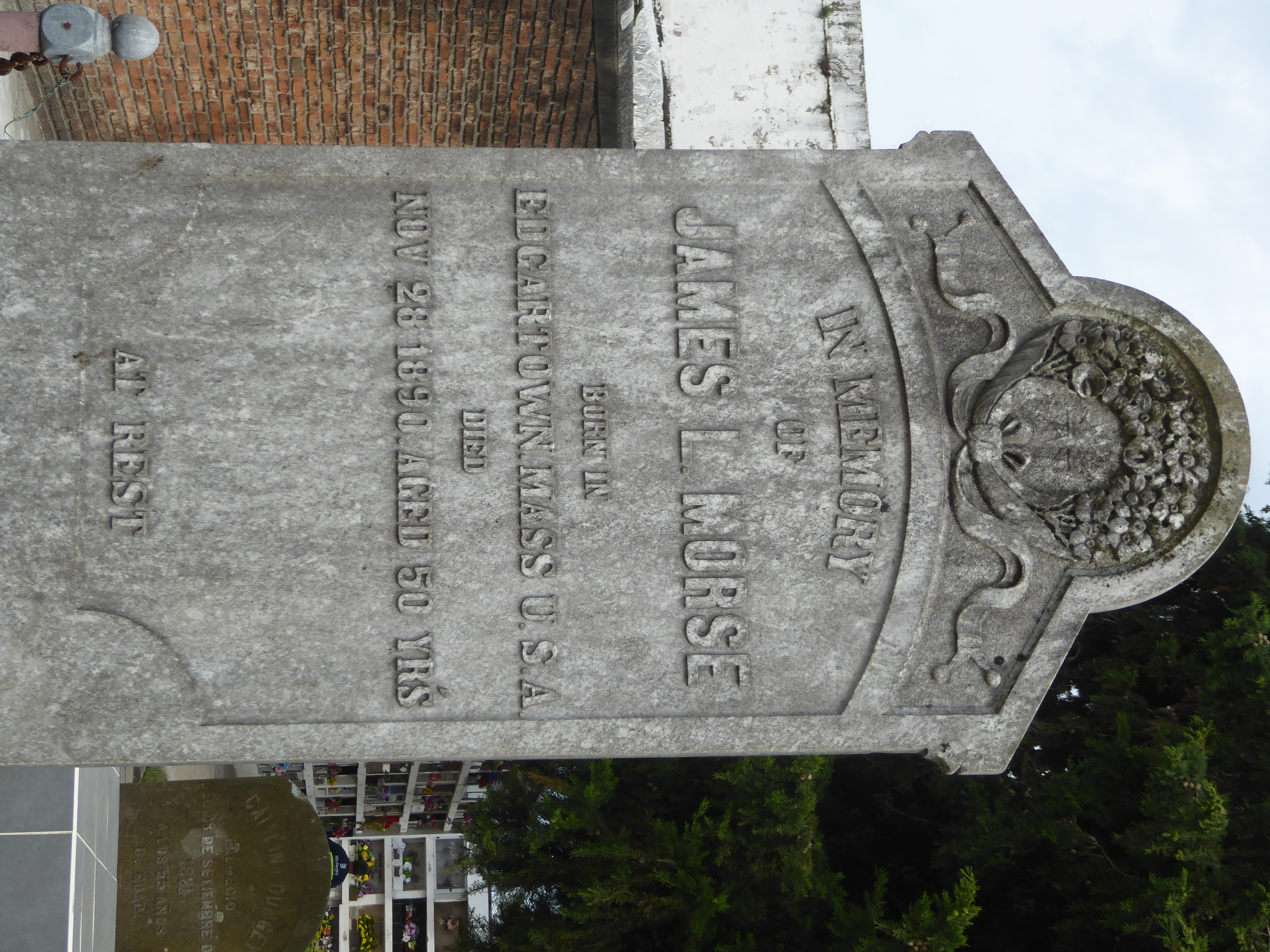 Here's a Yankee born on Martha's Vineyard in 1841. He was a son of Captain John O. Morse, a whaler who fell sick at sea and was buried in Pe