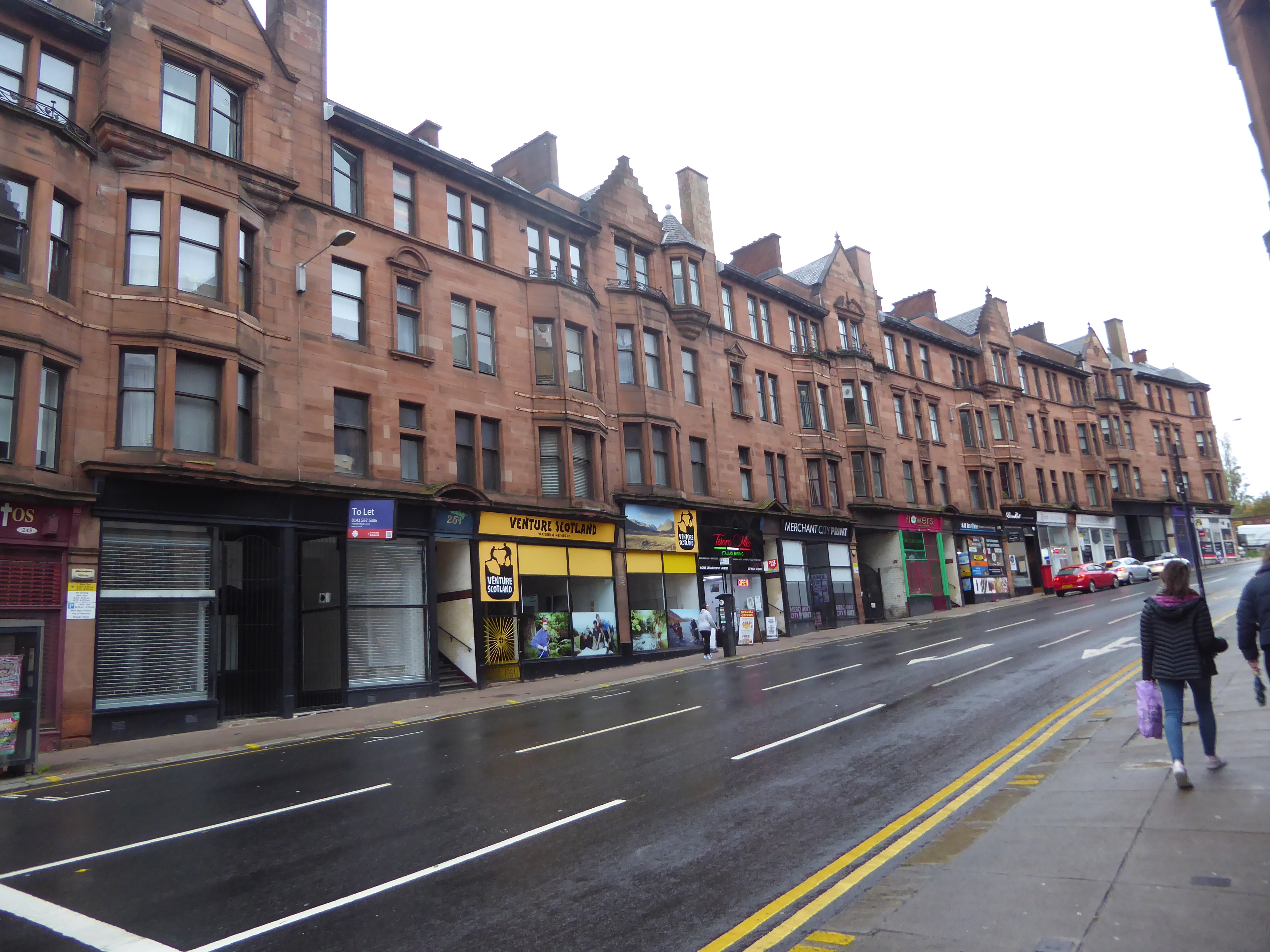 We've walked half a kilometer down High Street to the corner of George. The highway engineers at the end of World War II had high hopes for
