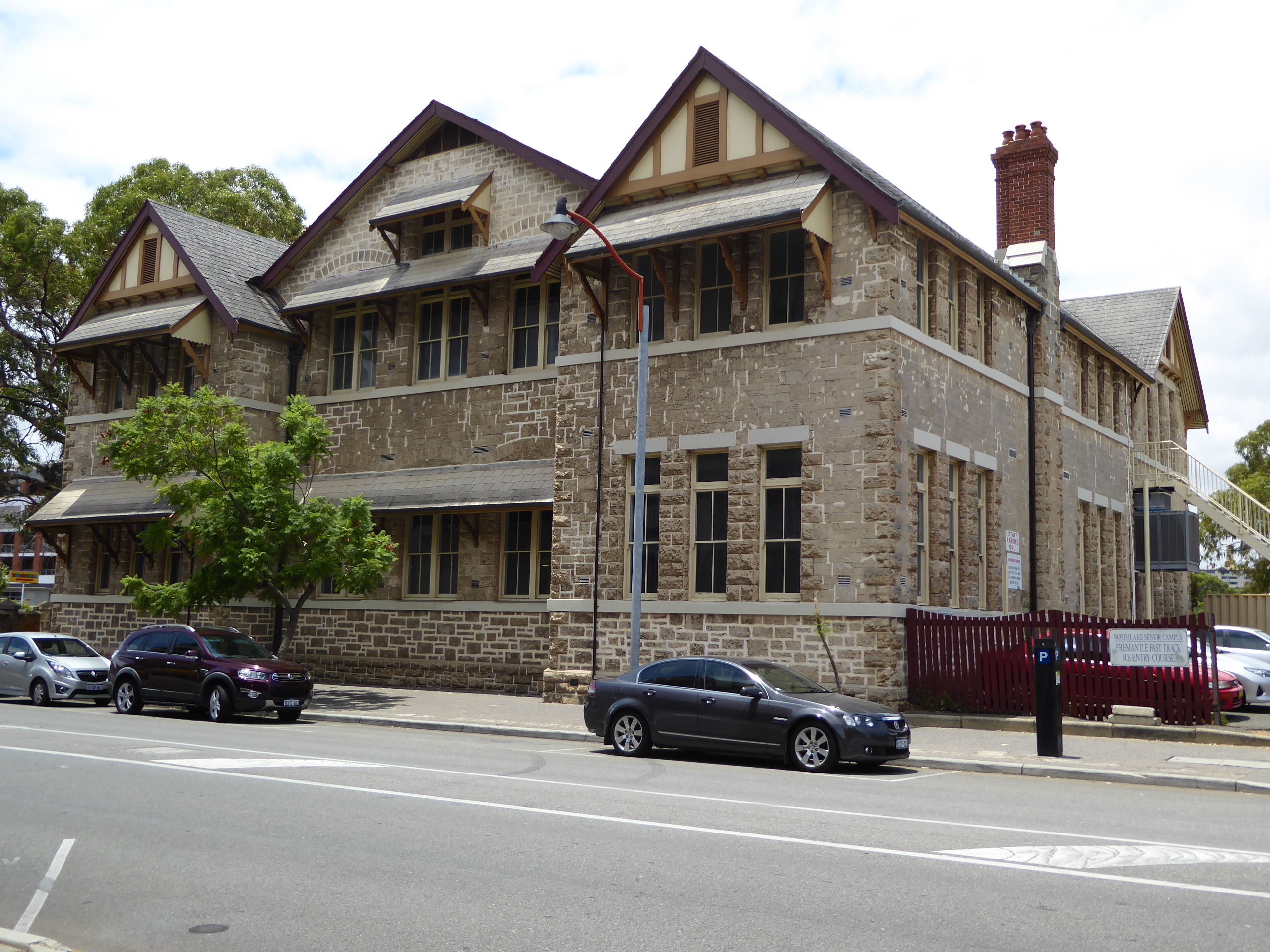 No convicts here: this is Princess May Girls' School, from 1900. It closed in 1968 and is now the Fremantle Education Center.
