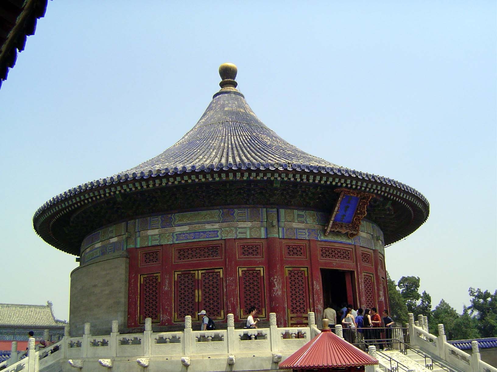 The Temple of the God of the Universe, or the Imperial Vault of Heaven Huangqiongyu, built in 1530 but rebuilt in 1538 and again in 1752. He