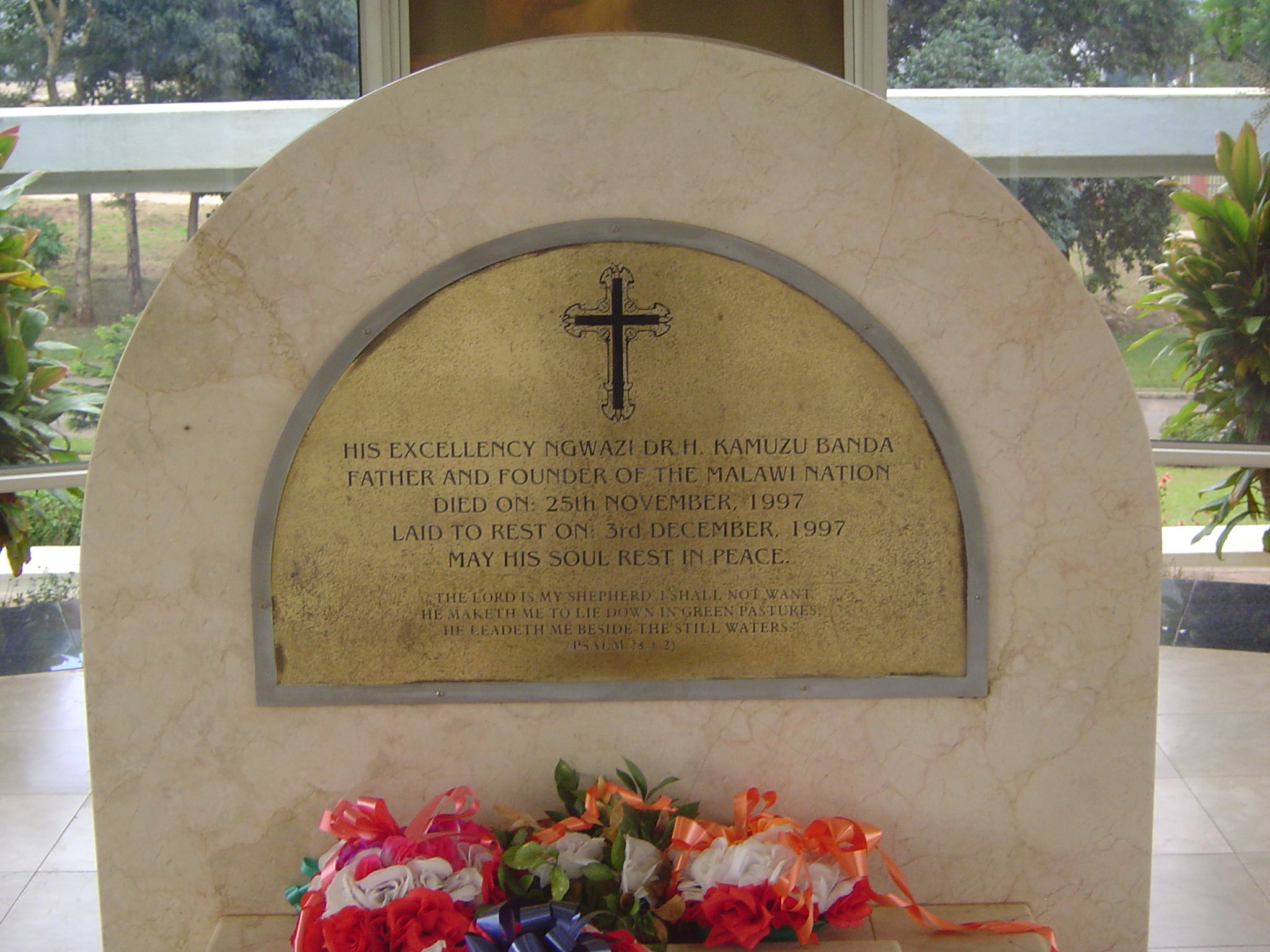 The inscription.