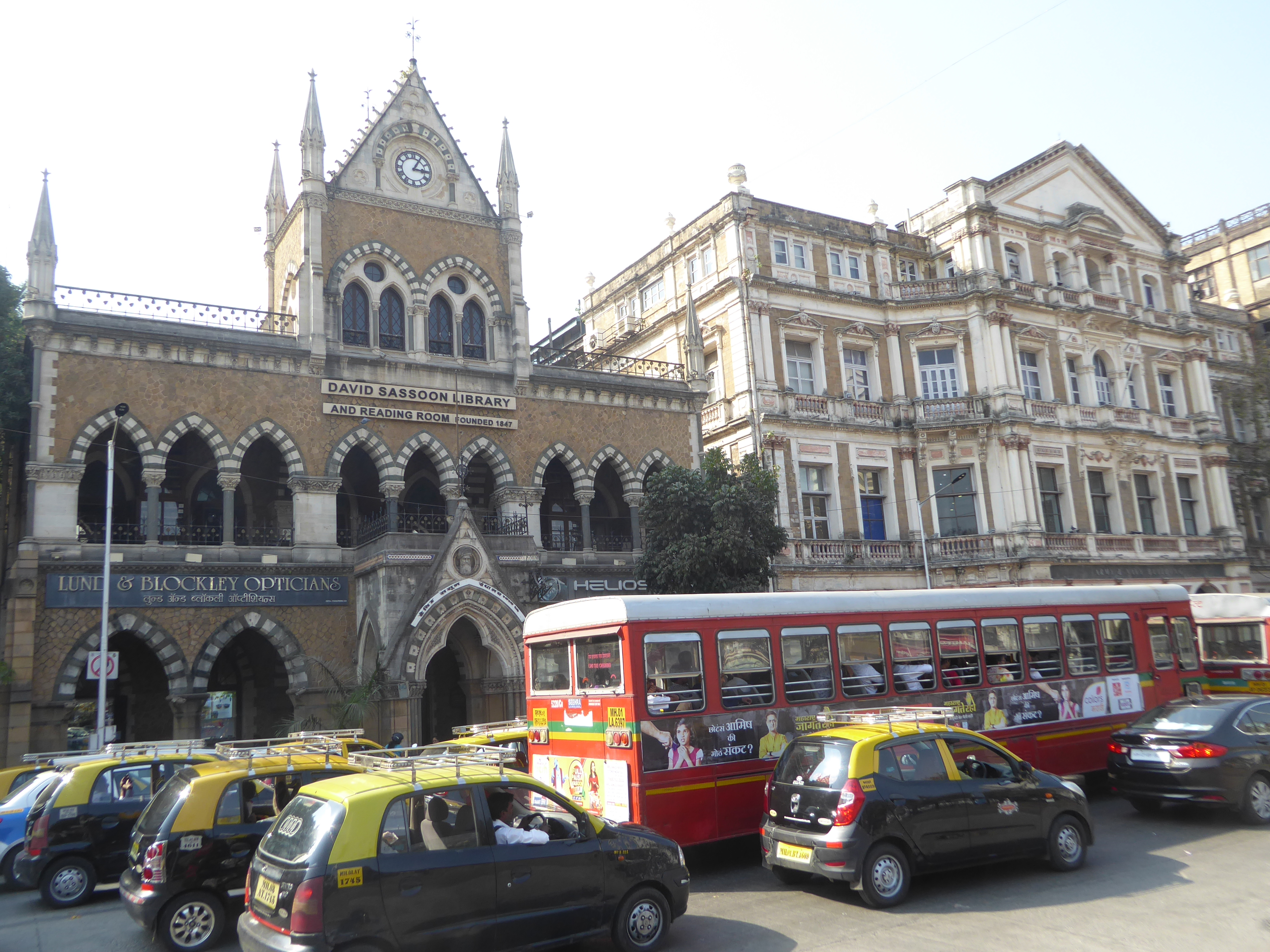 The library opened in 1870 as a Mechanic's Institute and was Bombay's first library open to the public by subscription.  About 2,500 members