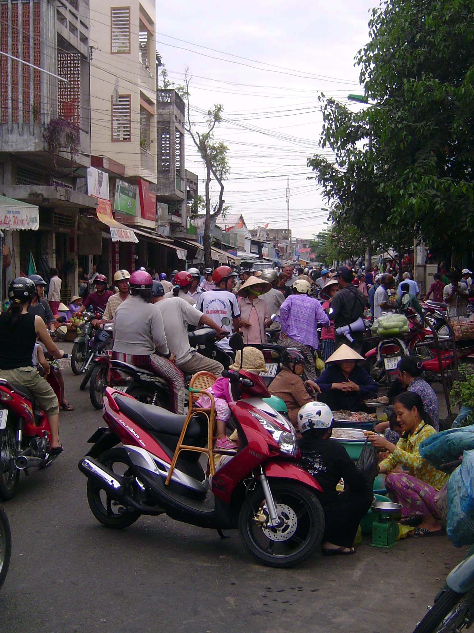 Street market.