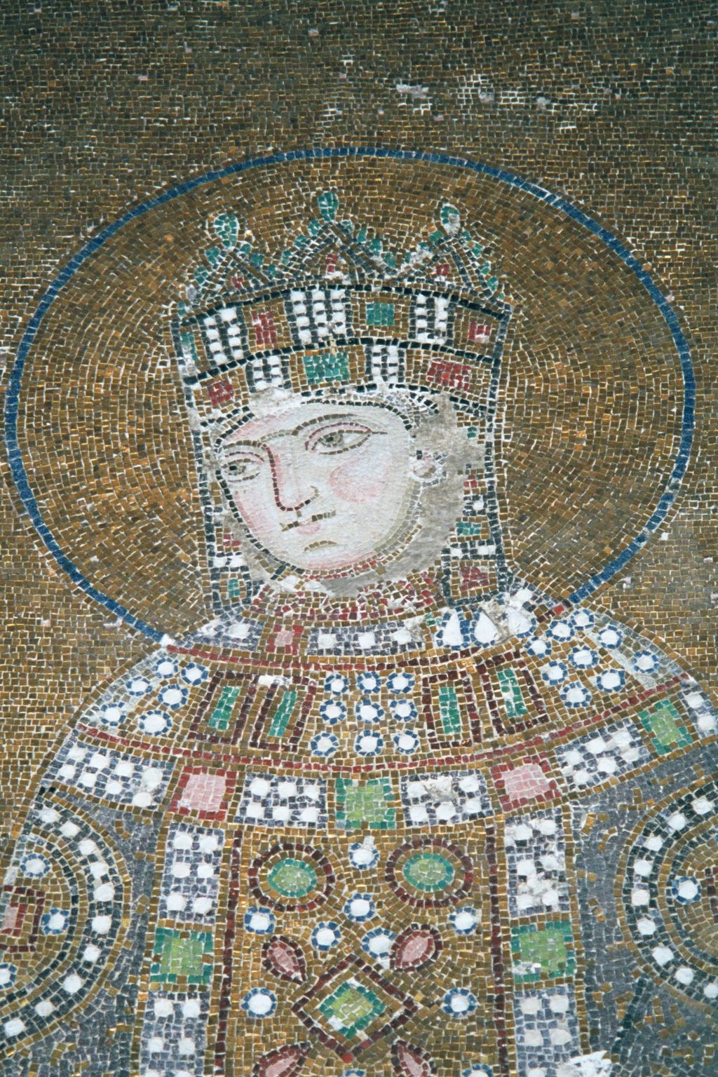 He was the third husband of the Empress Zoe, whose career comports more with the adjective "byzantine" than with this saintly image.