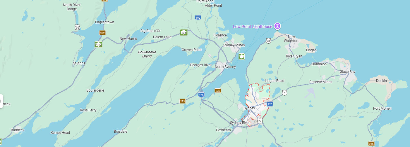 "The next morning the semi-weekly steamboat from Sydney came into the bay, and drew all the male inhabitants of Baddeck down to the wharf...