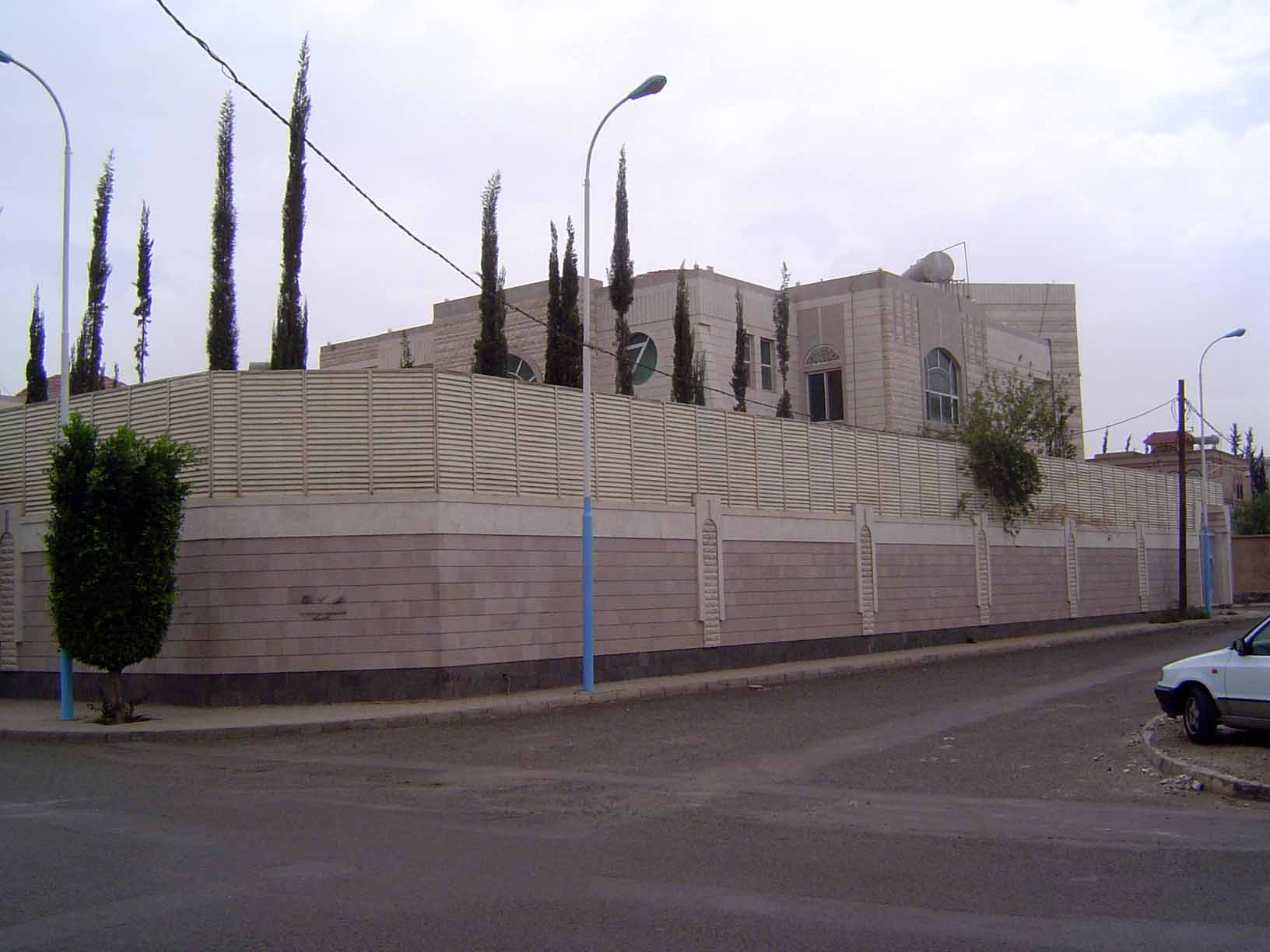 Nearby, the old fortress mentality is alive and well, probably for good reason.