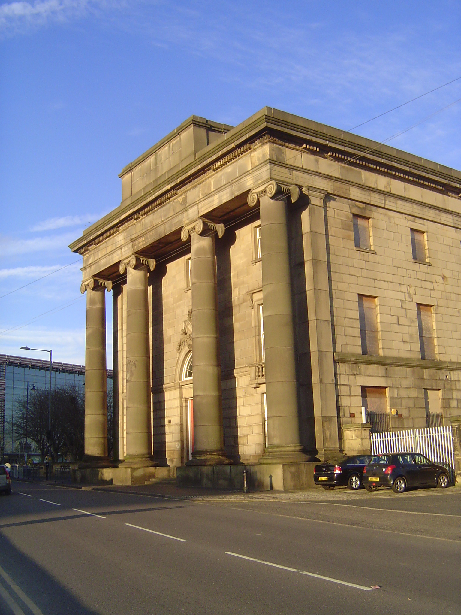 Railways gradually strangled the canals. Here's the Curzon Street station of the London and Birmingham Railroad. Superceded in 1854 by the N